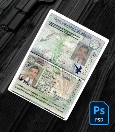 United Kingdom of Great Britain and Northern Ireland passport  PSD